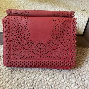 2Chic Red Clutch